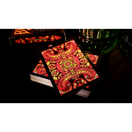 Bicycle Stained Glass Phoenix