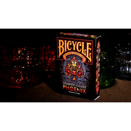 Bicycle Stained Glass Phoenix