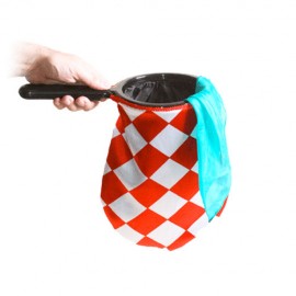 QUETEUSE Change Bag Diamond by Bazar De Magia - Zipper - Rouge et blanc