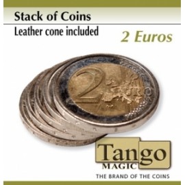 Stack of coins 2 Euros TANGO