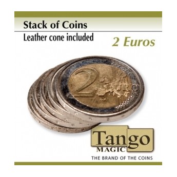 Stack of coins 2 Euros TANGO
