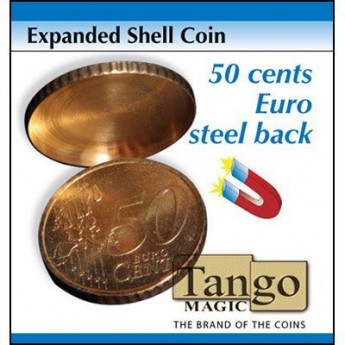 Expanded Shell Coin (50 Cent Euro, Steel Back) TANGO