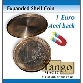 Expanded Shell Coin (1 Euro, Steel Back) TANGO/ Coquille De Pièce 1 Euro aimantable