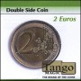 Double Sided Coin (2 Euro) TANGO/Piece double face