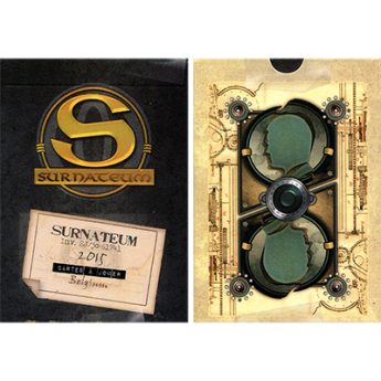 Jeu de cartes marqué Surnateum  by Christian Chelman