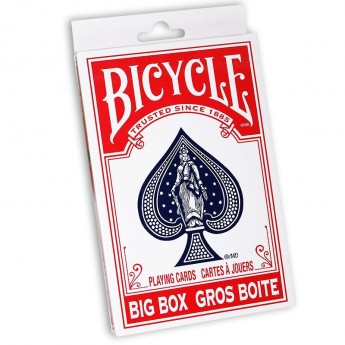 Big box – Jeu de cartes Bicycle rouge