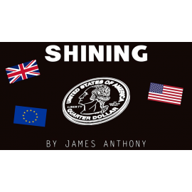 Shining EURO (Gimmicks and Online Instructions) by James Anthony