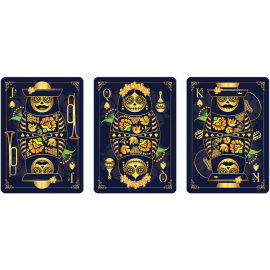 Jeu de cartes Calaveras de Azúcar Bleu