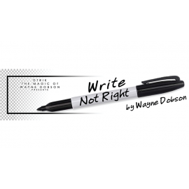 Write, Not Right Sharpie