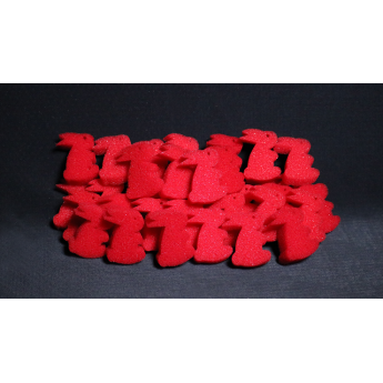 Lapin en mousse rouge ultra soft   Magic by Gosh