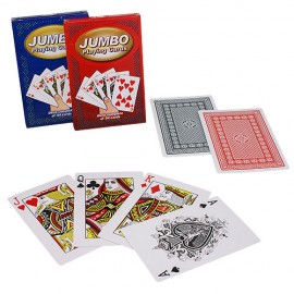 JEU DE CARTES GEANTES ( BLUE) / JUMBO PLAYING CARDS