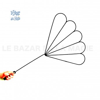 Raquette Eventail pour spectacle bulles de savons