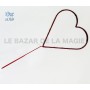 Raquette  COEUR  pour spectacles bulles de savon