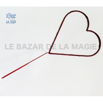 Raquette  COEUR  pour spectacles bulles de savon