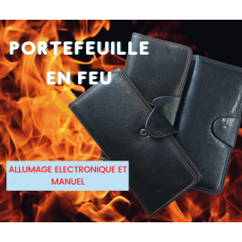 Portefeuille en Feu  GRANDE MODEL