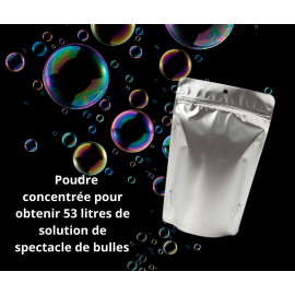 Poudre concentrée pour solution de bulles de savon