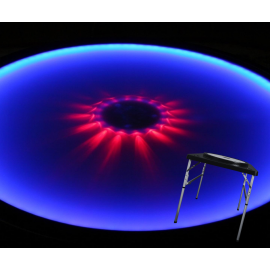 Table lumineuse 70x70x70 cm pour spectacle à bulles