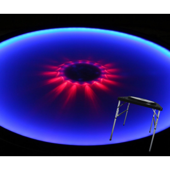 Table lumineuse 70x70x70 cm pour spectacle à bulles