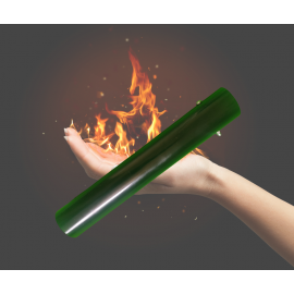 Un tube de feu pour spectacle bulles de savon