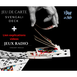 JEU DE CARTE SVENGALI DECK AVEC LIEN EXPLICATIONS