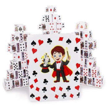 Château de cartes du sac vide/Card Castle from empty Bag