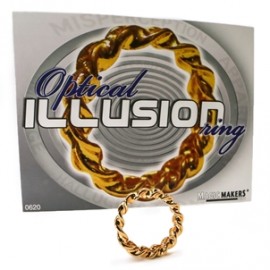 BAGUE A ILLUSION OPTIQUE