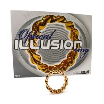 BAGUE A ILLUSION OPTIQUE