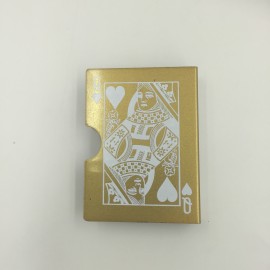 ETUI PROTECTEUR DE CARTES EN MÉTAL ROUGE