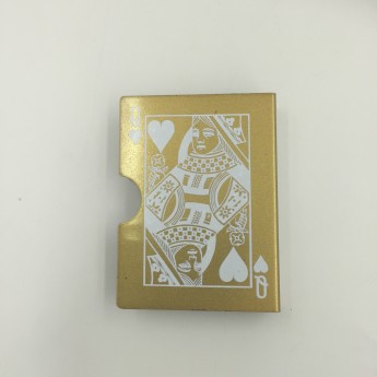 ETUI PROTECTEUR DE CARTES EN MÉTAL ROUGE