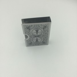 ETUI PROTECTEUR DE CARTES EN MÉTAL ROUGE