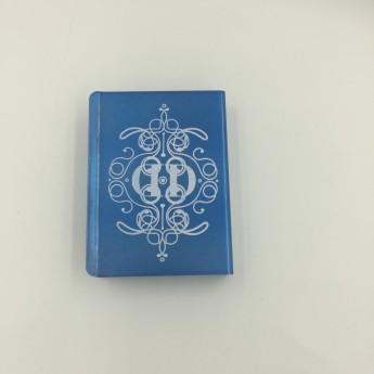 ETUI PROTECTEUR DE CARTES EN MÉTAL ROUGE