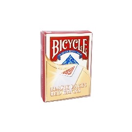 BICYCLE DOS BLEU FACE BLANCHE