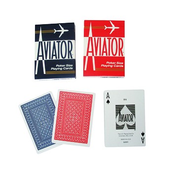 Jeu de cartes Aviator Bleu