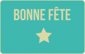 
			                        			Bonne F&ecirc;te
